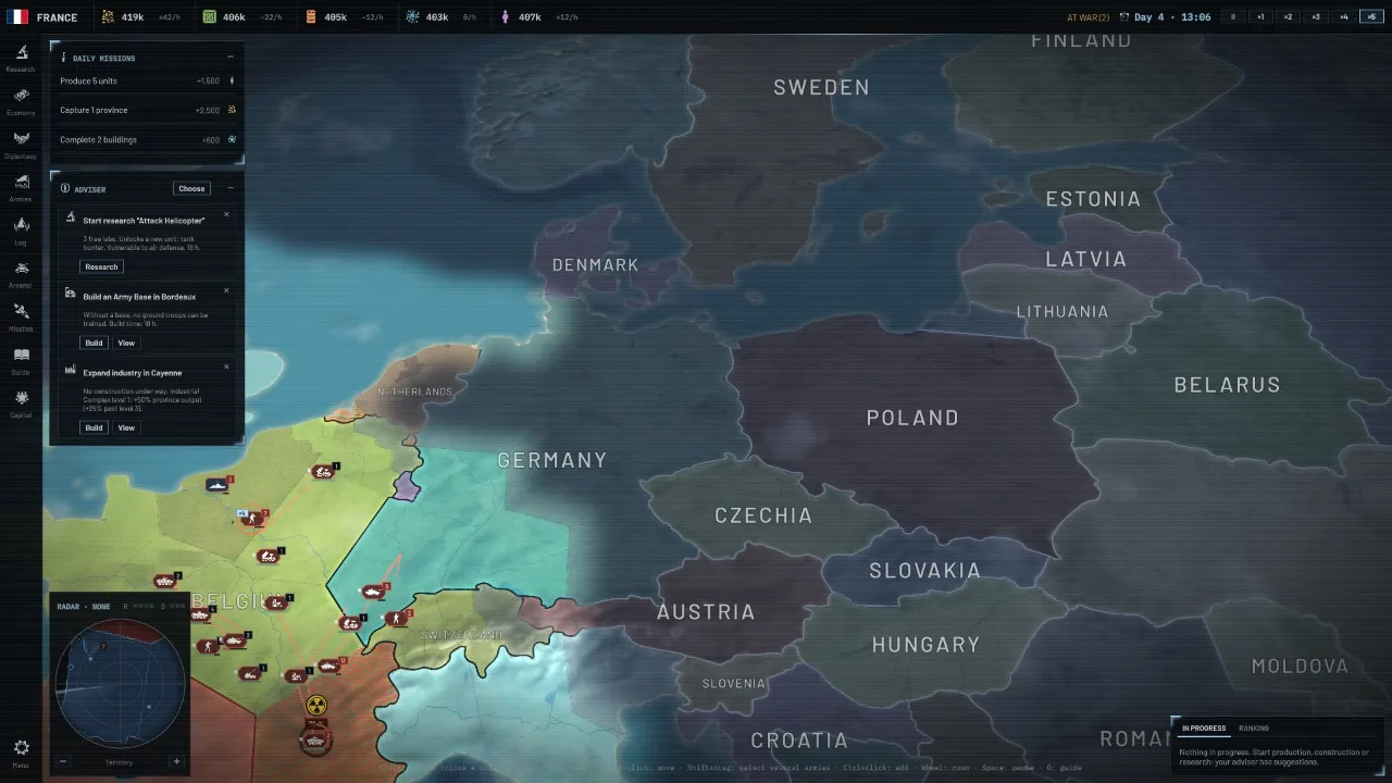 europe at war